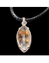 Pendentif Quartz Hématoïde sur cordon