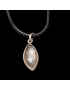Pendentif Quartz Tourmaline sur cordon