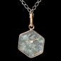 Pendentif Tourmaline Paraiba sur chaîne