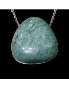 Pendentif Amazonite sur chaîne