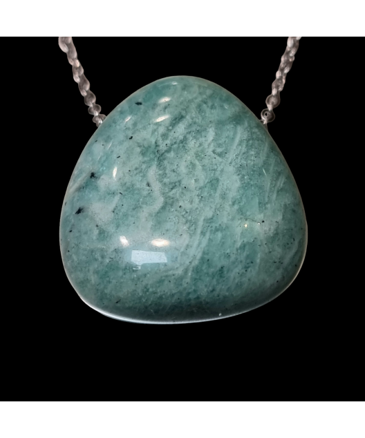 Pendentif Amazonite sur chaîne