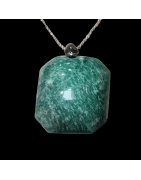 Pendentif Amazonite sur chaîne