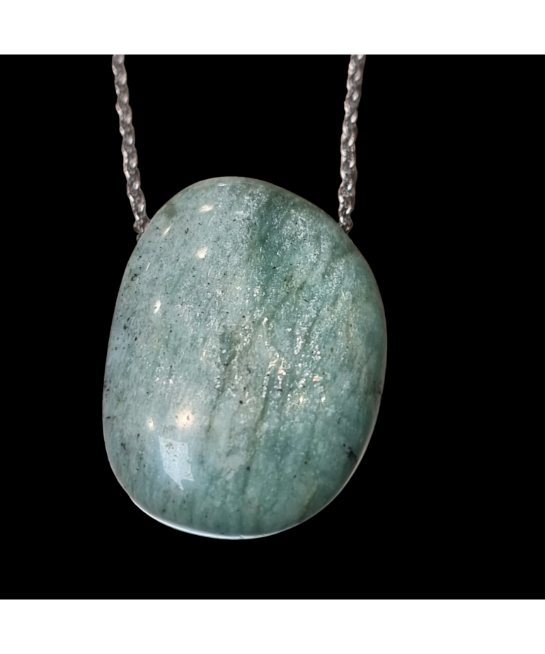 Pendentif Amazonite sur chaîne