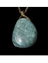 Pendentif Amazonite sur chaîne dorée