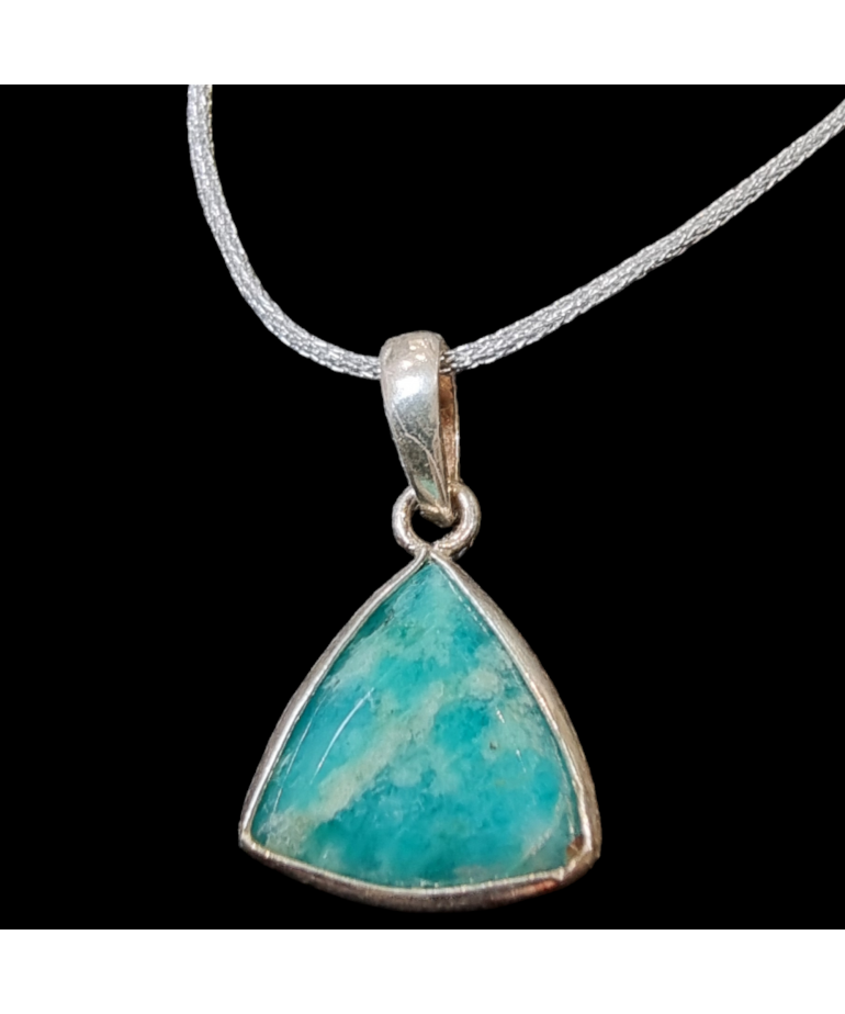 Pendentif Amazonite sur cordon réglable