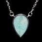Pendentif Amazonite goutte sur chaîne
