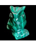 Figurine Malachite Chouette