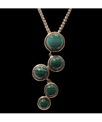 Pendentif Malachite trois...