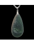 Pendentif Serpentine goutte avec chaîne