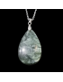 Pendentif Serpentine goutte avec chaîne