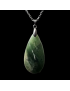 Pendentif Serpentine goutte avec chaîne