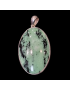 Pendentif Rubis zoïsite serti Argent 925