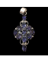 Pendentif Tanzanite sertie Fleur Argent 925