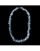 Collier Cyanite bleue baroque