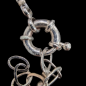 Collier Aventurine verte & Perles bouquet de fleur