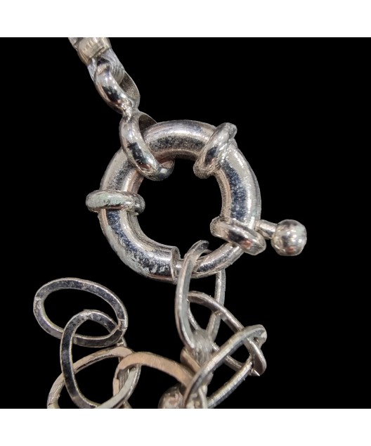 Collier Quartz rose & Perles bouquet de fleur