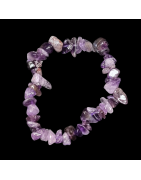 Bracelet Améthyste Baroque 19cm (s)
