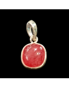 Pendentif Rubis serti Argent 925
