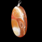Pendentif Agate de feu avec bélière