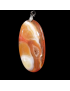 Pendentif Agate de feu avec bélière