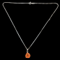 Pendentif Opale de feu & chaîne Argent 925