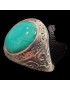 Bague Turquoise argent 925 Taille 64