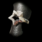 Bague Zirconium Etoile Métal rhodié Taille 60