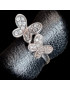 Bague Zirconium Papillon Argent 925 Taille 55