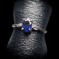 Bague Saphir Argent 925 Taille 57