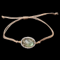 Bracelet Labradorite facettée sur cordon réglable