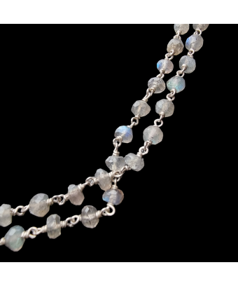 Collier Labradorite 102 cm...