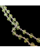 Collier Péridot 102 cm Argent 925
