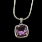 Pendentif Améthyste et chaîne Argent 925