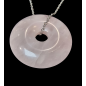 Pendentif Quartz rose Donut