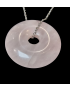 Pendentif Quartz rose Donut