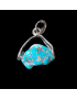 Pendentif Turquoise avec bélière et chaîne