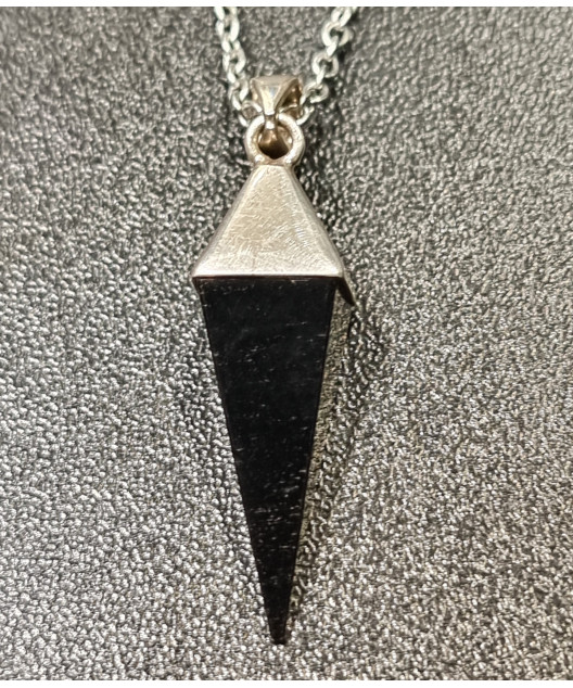 Pendentif Onyx Argent 925 avec chaîne