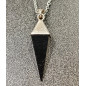 Pendentif Onyx Argent 925 avec chaîne
