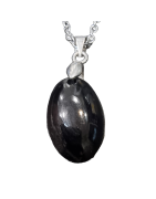 Pendentif Spinelle avec bélière Argent 925 et chaîne