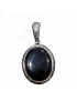 Pendentif Agate noire Argent 925