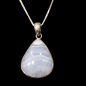 Pendentif Calcédoine avec chaîne Argent 925