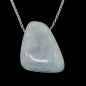 Pendentif Aigue marine sur chaîne