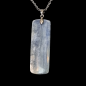 Pendentif Cyanite bleue avec bélière et chaîne