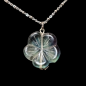 Pendentif Fluorite rainbow Fleur sur chaîne