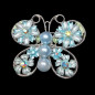 Broche Zirconium Papillon