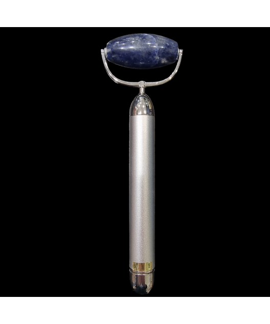 Rouleau de massage Lapis-lazuli à piles (non fournies)