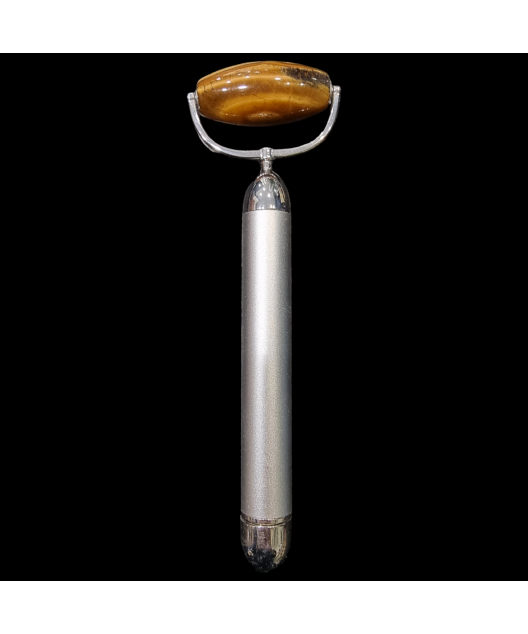 Rouleau de massage Œil de tigre à piles (non fournies)