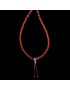 Collier Mala Cornaline & Onyx 108 pierres rondes 6mm