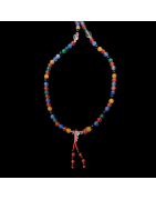Collier Mala 7 Chakras 108 pierres rondes 6mm