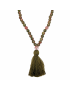 Collier Mala Unakite 108 pierres rondes 8mm